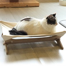 싱글캣 고양이 해먹 침대, 베이지