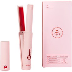 VODANA 櫻桃圖案迷你無線電棒捲, MinicdlsF08, 粉色