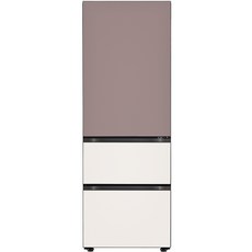 LG전자 디오스 오브제컬렉션 김치톡톡 김치냉장고 방문설치, 클레이핑크 + 베이지 + 베이지, Z332GKB132S