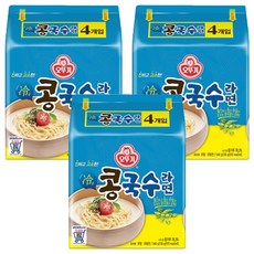 오뚜기 콩국수 라면, 135g, 12개