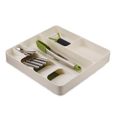 GOODIE FOODIE 多功能抽屜分格收納盒, 1入, 白色