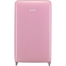 위니아 레트로 냉장고 118L 방문설치, Cocktail Pink, ERT118CP(A)