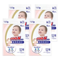 GOO.N 大王 Mega黏貼型尿布男女通用, 中型( M), 224張