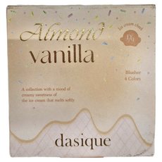 Dasique 四色腮紅盤 #09 Almond Vanila 16.8g 打造自然好氣色, #09 Almond Vanila, 1盒