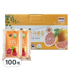 싱싱 빨간 자몽즙, 100ml, 100개