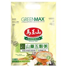 馬玉山 山藥五穀粥, 全素食, 富含膳食纖維和鈣質, 香濃鹹口味, 無防腐劑和人工香料, 350g, 1袋