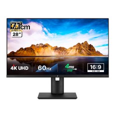 주연테크 UHD 덱스 피벗 모니터 71cm V28UE-M(무결점)