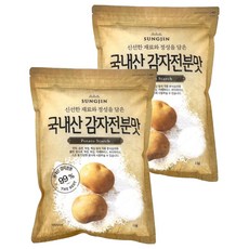 Sungjin 馬鈴薯澱粉, 1kg, 2個