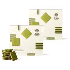 OSULLOC 特濃綠茶夾心法式脆餅, 100g, 2盒