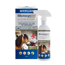 MicrocynAH 麥高臣 神仙凝膠, 保護皮膚, 皮膚護理, 不含類固醇, 抗生素, 茶樹精油, 無毒, 無刺激性, 抗敏, 適用於所有年齡階段的動物, 16oz, 1瓶