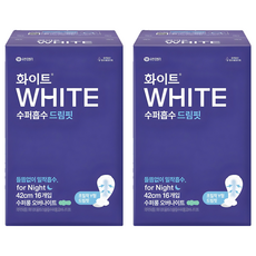 WHITE Dream Fit超吸收蝶翼衛生棉, 16片, 超長夜用型(42cm), 2包