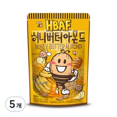 바프 허니버터 아몬드, 120g, 5개