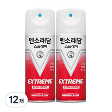 멘소래담 익스트림 스프레이파스 에스 핫타입 180ml, 1개입, 12개