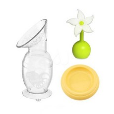Haakaa 新手媽媽實用三件組, 母乳收集器, 矽膠吸乳器, 集乳瓶塞, 1組