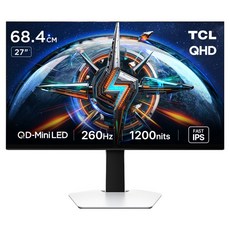 TCL QHD QD Mini LED 게이밍 모니터, 68.4cm, 27P3A