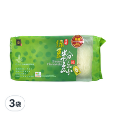 中農粉絲頂級純綠豆粉絲，180公克 (5入)，高纖，100%純綠豆製成, 180g, 3袋