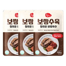 참 보쌈수육 참쉬운 비법육수, 150g, 3개