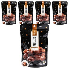 爭鮮 嚴選甘栗仁 100g, 免剝殼設計, 健康美味, 純素, 5包