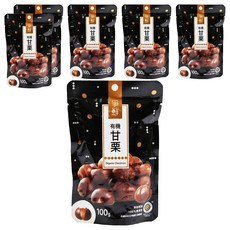 爭鮮 嚴選甘栗仁 100g, 免剝殼設計, 健康美味, 純素, 6包