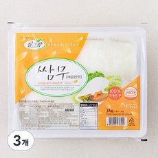 싱그람 새콤쌈무, 3kg, 3개