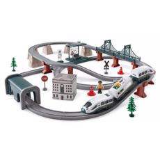 MY LITTLE TIGER Engine Train City 動作玩具套組, 混色