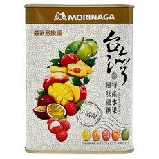 MORINAGA 森永多樂福台灣特產風味硬水果糖, 180g, 1罐