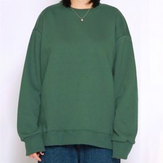 오티디 오버핏 쮸리 무지 맨투맨