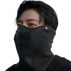 魔鬼氈防寒臉部運動面罩, 黑色