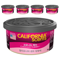 CALIFORNIA scents 車用芳香罐, 科羅納多櫻桃味, 5個