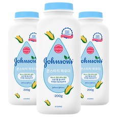 존슨즈 콘스타치 파우더, 200g, 3개