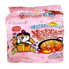 삼양 까르보 불닭볶음면 130g, 4개