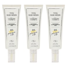 투크 트렌스페어런트 컬러 코렉팅 수채화 베이스 40ml, 03페일레몬밀크, 3개