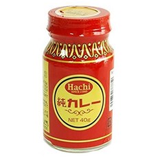 HACHI 咖哩粉, 日本原裝進口，濃郁咖理的甘甜口感，輕鬆煮出美味咖哩料理, 40g, 1罐