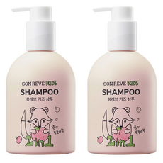 쏭레브 키즈 샴푸 2 in 1 피치코코향, 300ml, 2개