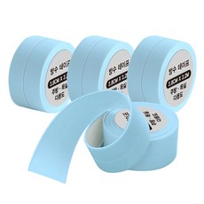 주방 욕실 다기능방수 테이프 블루 38mm x 3.2m, 4개