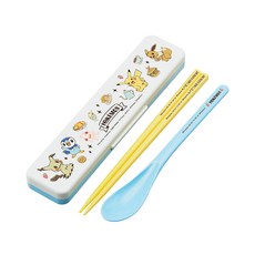 CCS3SAAG 兒童餐具組湯匙筷子組, 4.7 x 18.8 x 1.8cm, 寶可夢, 1組