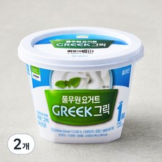 풀무원다논 그릭 플레인, 400g, 2개