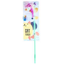 AmyCarol 伸縮系列 逗貓棒 飛蛾造型 互動玩具 貓咪玩具, 飛蛾, 1支