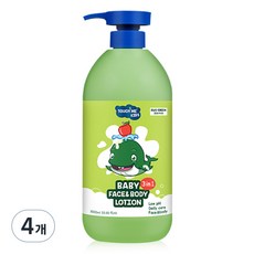 터치미 베이비 3in1 페이스 앤 바디 올인원 로션 대용량, 1000ml, 4개