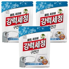 생활공식 강력세정 구연산, 3개, 1kg