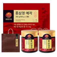 천지인 홍삼정 예작 + 쇼핑백, 100g, 2개 100g, 2개