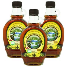 알레가니 유기농 메이플시럽, 250ml, 3개