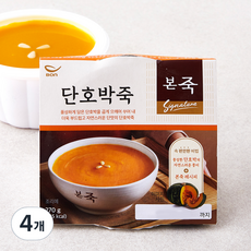 본죽 단호박죽, 270g, 4개