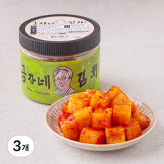 금자네 깍두기, 500g, 3개