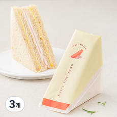 홍루이젠 호밀빵 햄 샌드위치, 68g, 3개