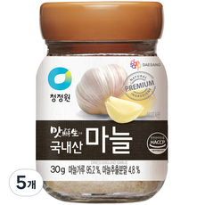 맛선생 국내산 마늘가루, 30g, 5개