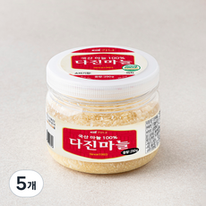 가나 다진마늘 페트병, 250g, 5개