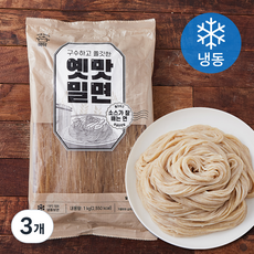 쿡탁 구수하고 쫄깃한 밀면 (냉동), 1kg, 3개