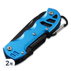 Dr.Tools 다용도 가정용 생활 공구 16 in 1 맥가이버칼 블루, 2개