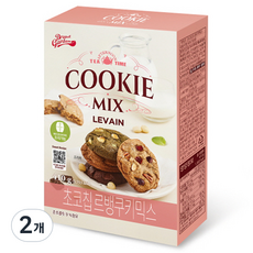 브레드가든 초코칩 르뱅 쿠키믹스, 410g, 2개